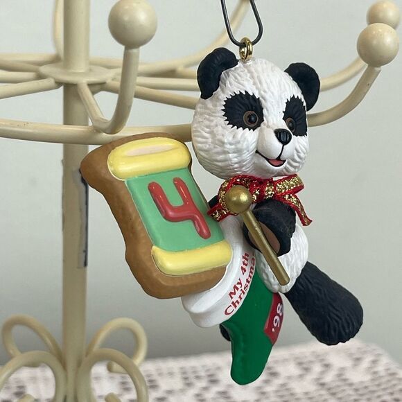 Hallmark Keepsake Child’s Age Collection Fourth Christmas Bear Ornament 1994 - Picture 8 of 10